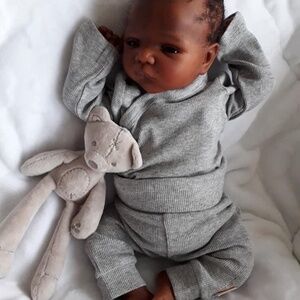 Reborn male silicone baby boy